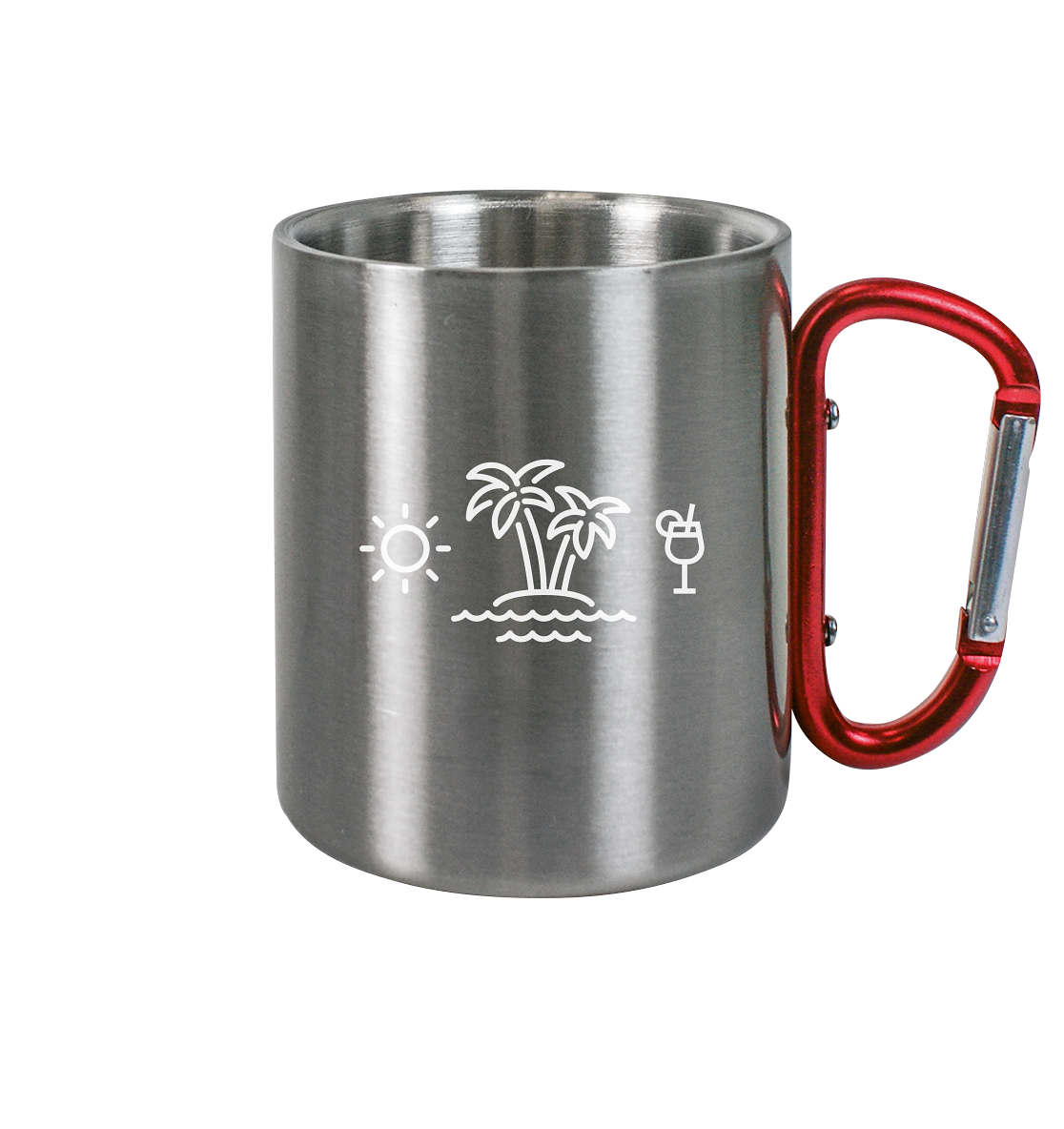 Sonne, Insel & Aperol - Edelstahl Tasse