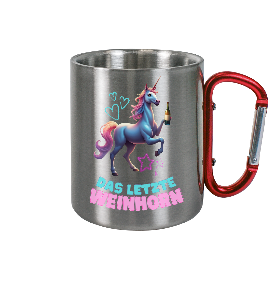 Das letzte Weinhorn - Edelstahl Tasse