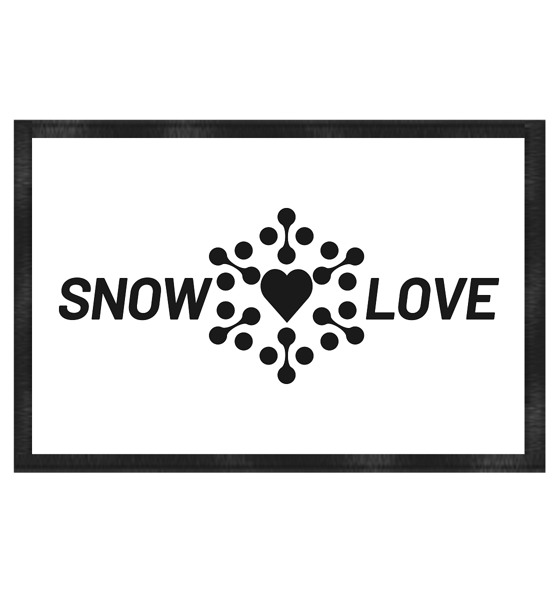 Snowlove - Fußmatte 60x40cm