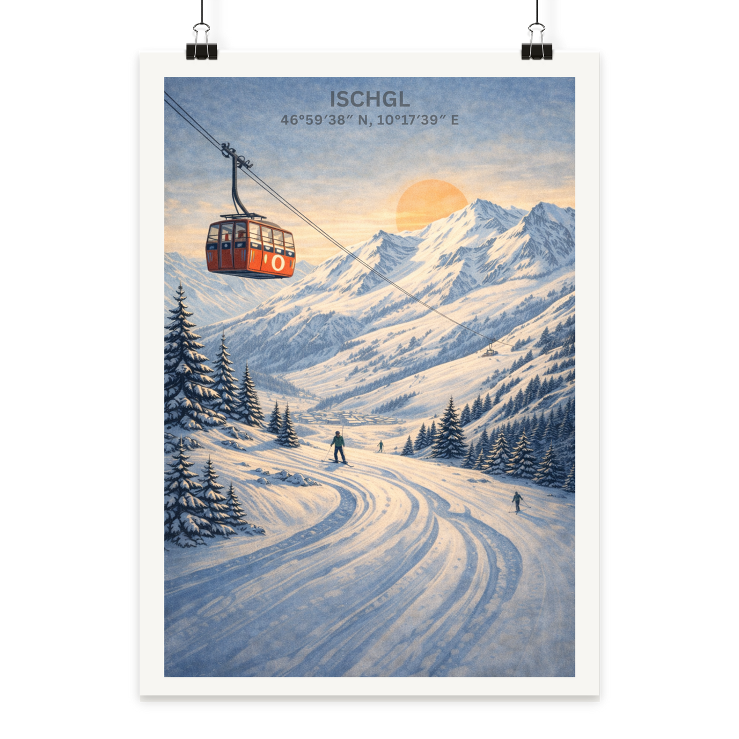 Ischgl - Poster Din A1 (hoch)