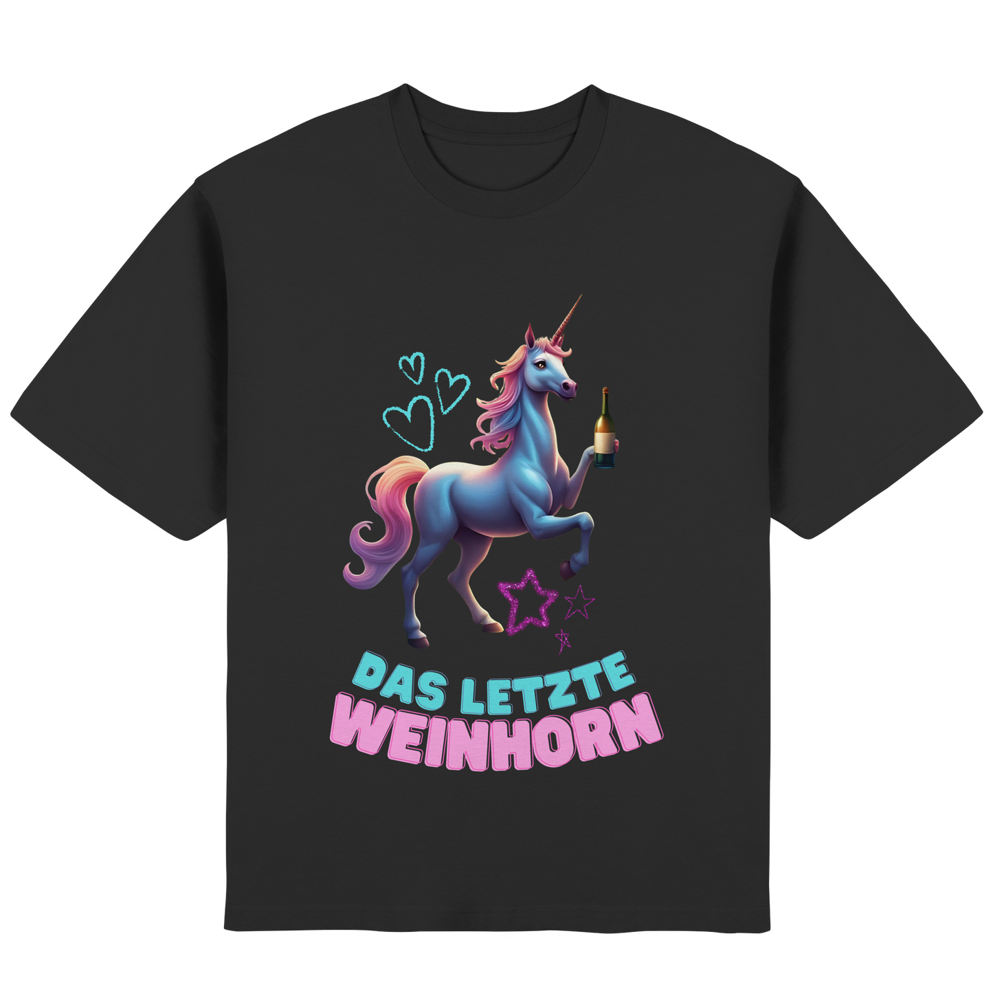 Das letzte Weinhorn - Streetwear Oversized T-Shirt