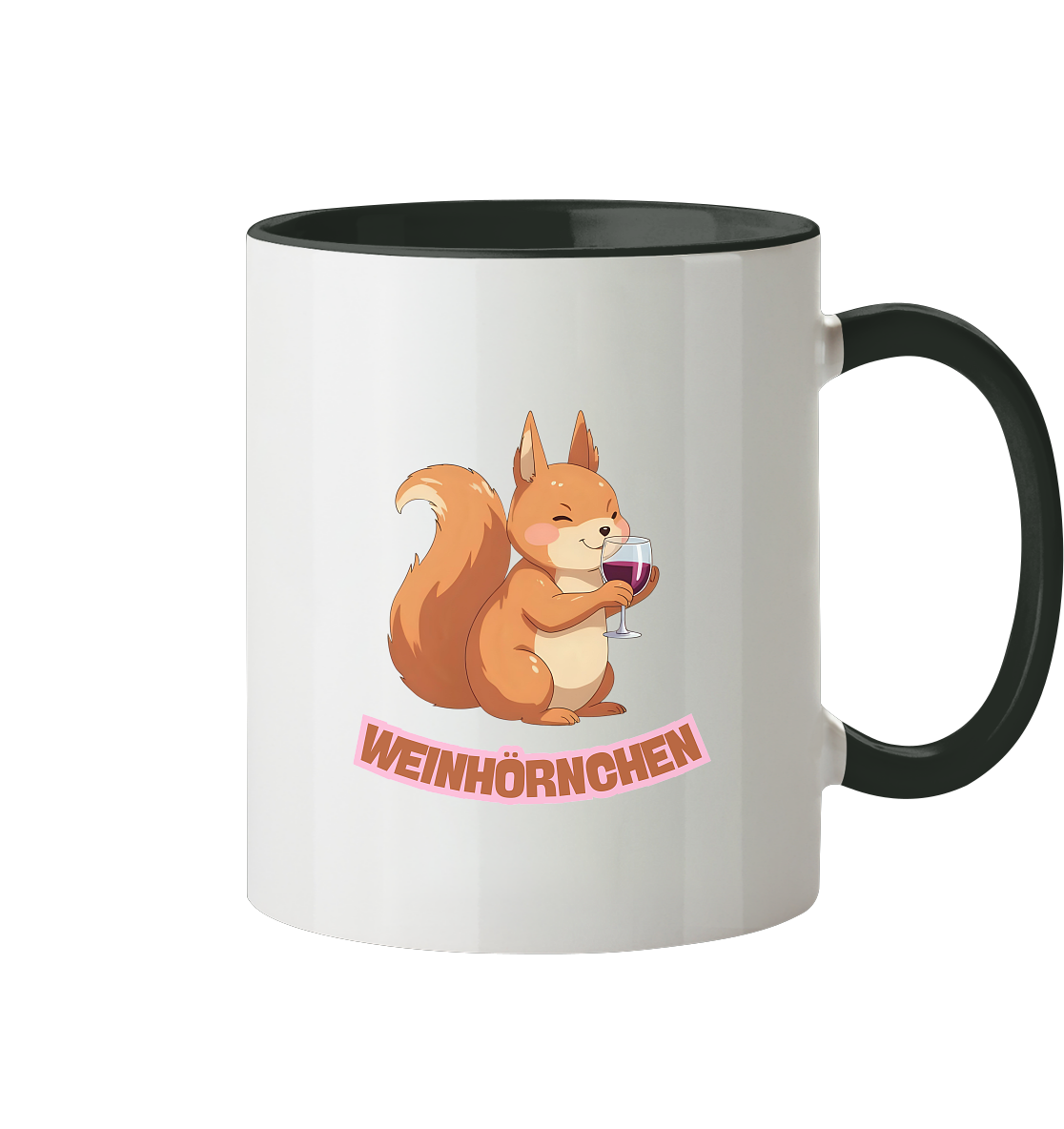 Weinhörnchen - Tasse zweifarbig