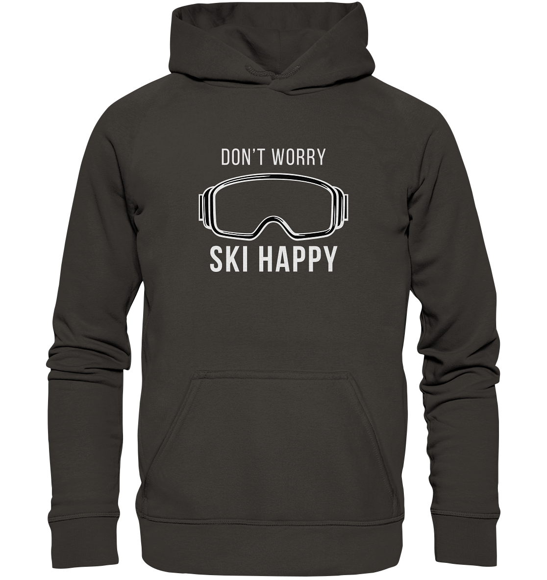 Don't worry SKI happy - Basic Unisex Hoodie
