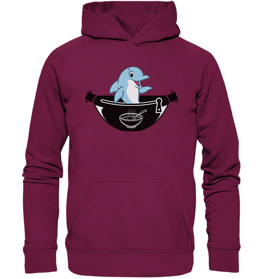 Delfin, Bauchtasche & Suppe - Basic Unisex Hoodie