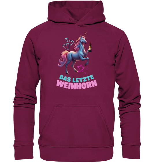 Das letzte Weinhorn - Basic Unisex Hoodie
