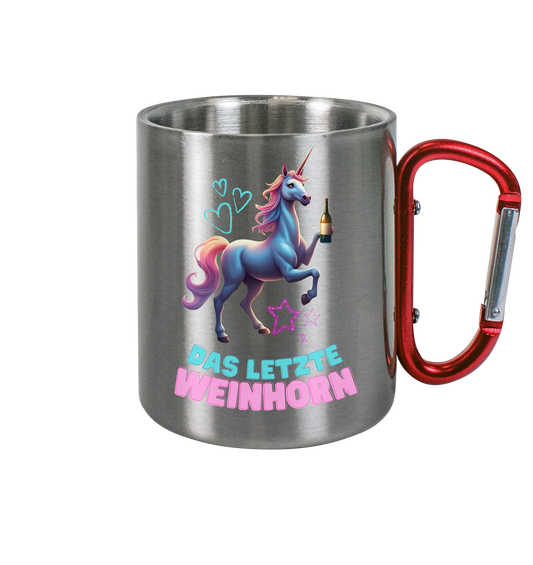 Das letzte Weinhorn - Edelstahl Tasse