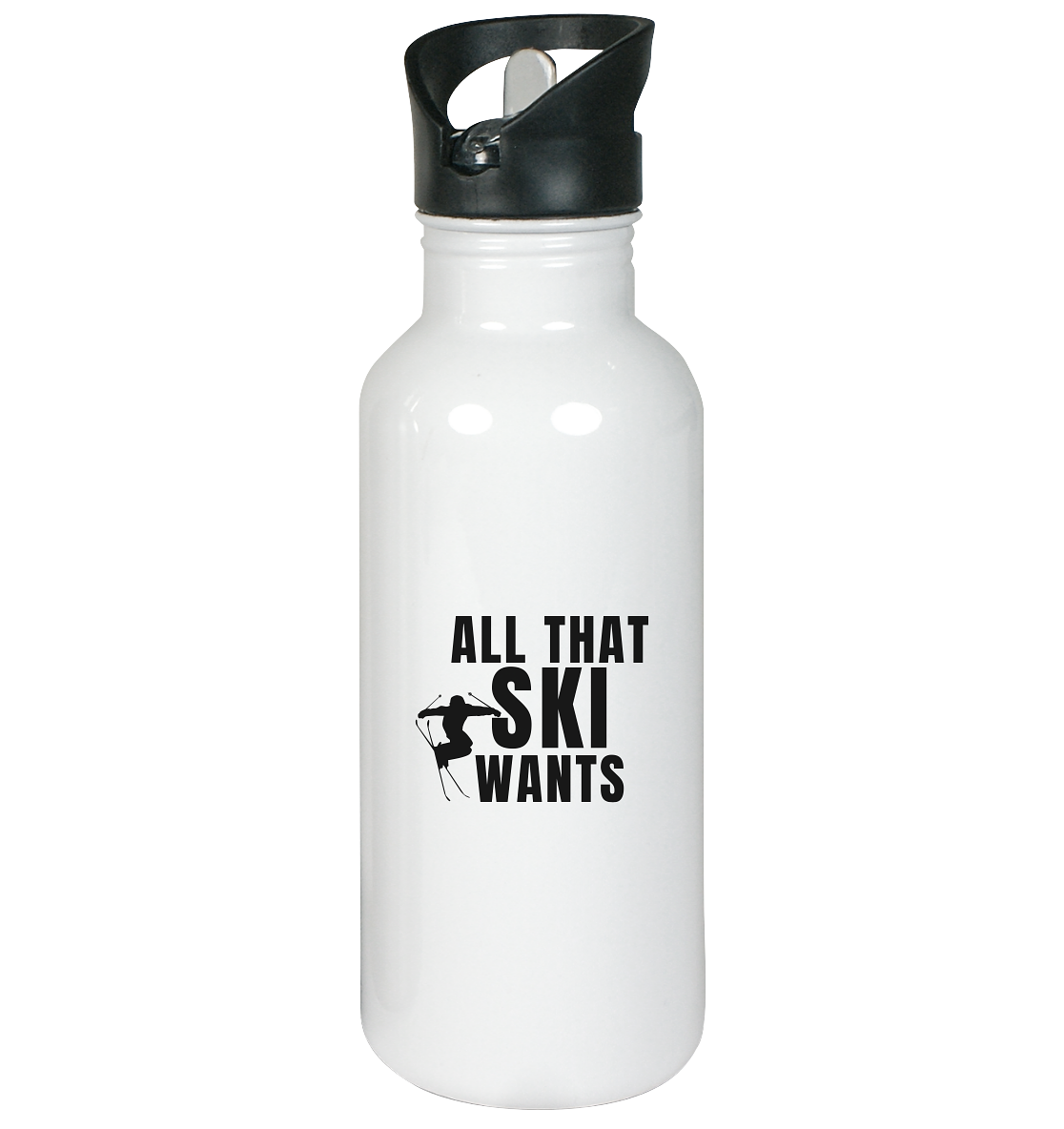 All that SKI wants - Edelstahl-Trinkflasche