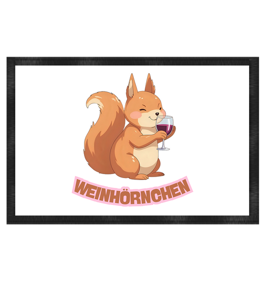 Weinhörnchen - Fußmatte 60x40cm