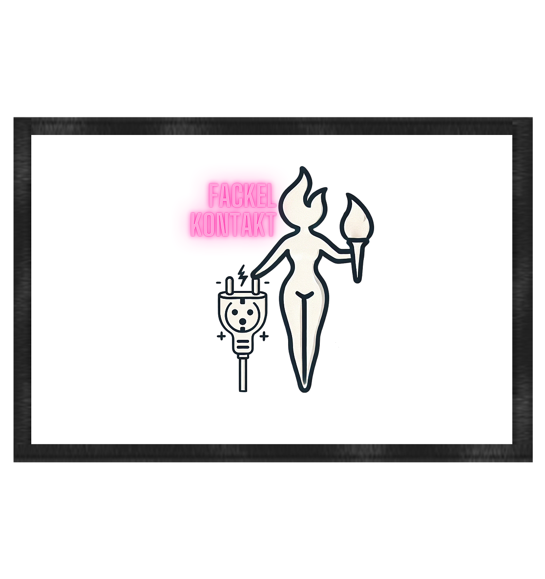 Fackelkontakt - Fußmatte 60x40cm