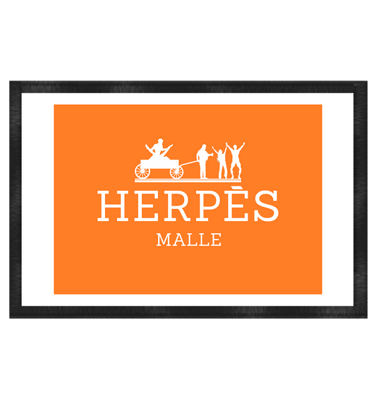 Herpés Malle - Fußmatte 60x40cm